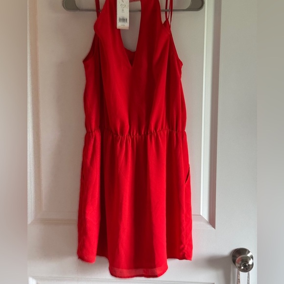 Banana Republic Red Halter Sundress Cocktail - Picture 11 of 11